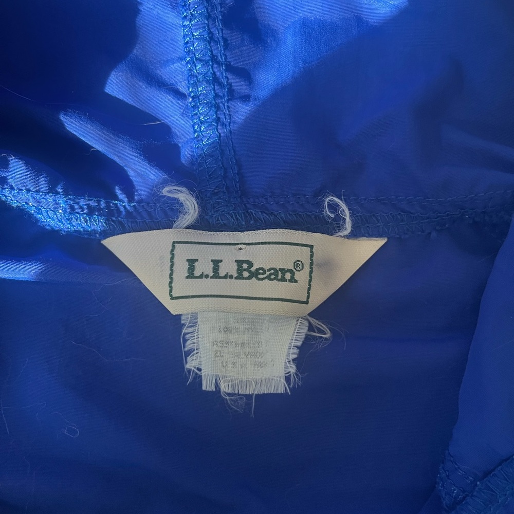 L.L. Bean vintage blue windbreaker - Picture 4 of 5